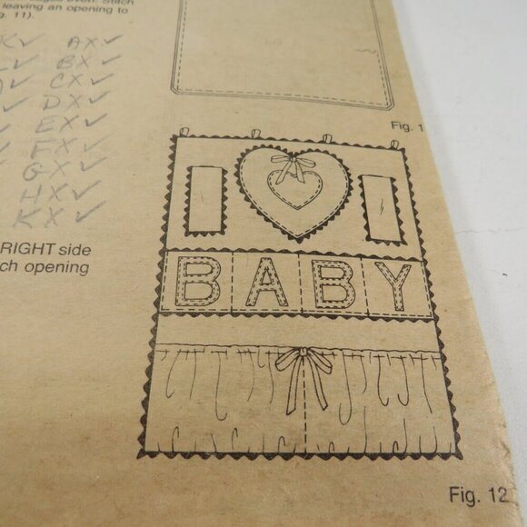 Simplicity 125 Sewing Pattern Baby Nursery Items - Picture 5 of 11